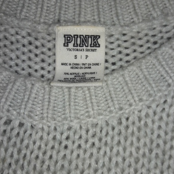 💗VS PINK KNIT SWEATER 💗 - Picture 3 of 4